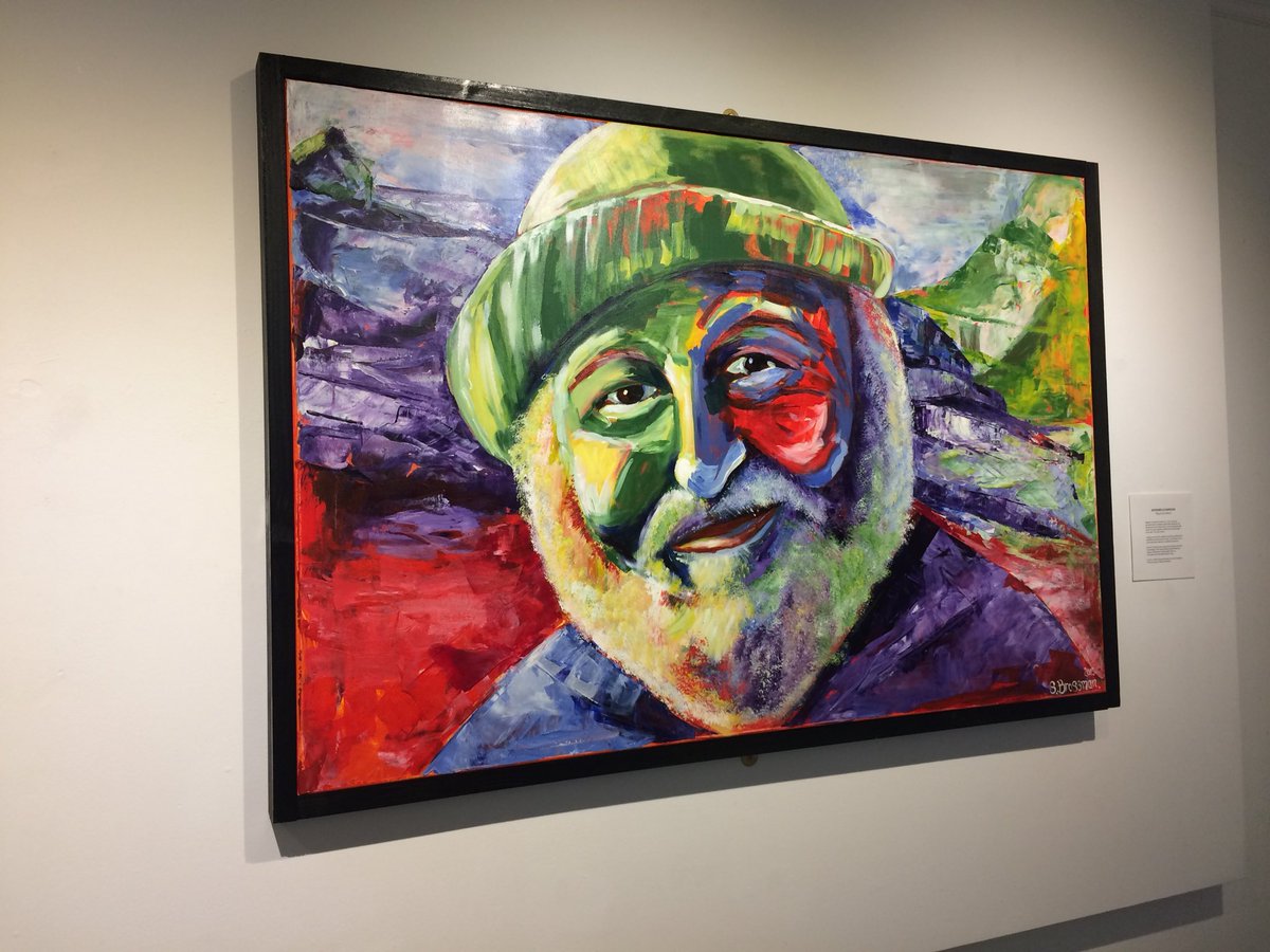 99percenttrue's tweet photo. Great to see all the wonderful art of @Shirl_The_Wirl on display @loveheritage #linkgallery #jerseyicons https://t.co/56EwP37mCW