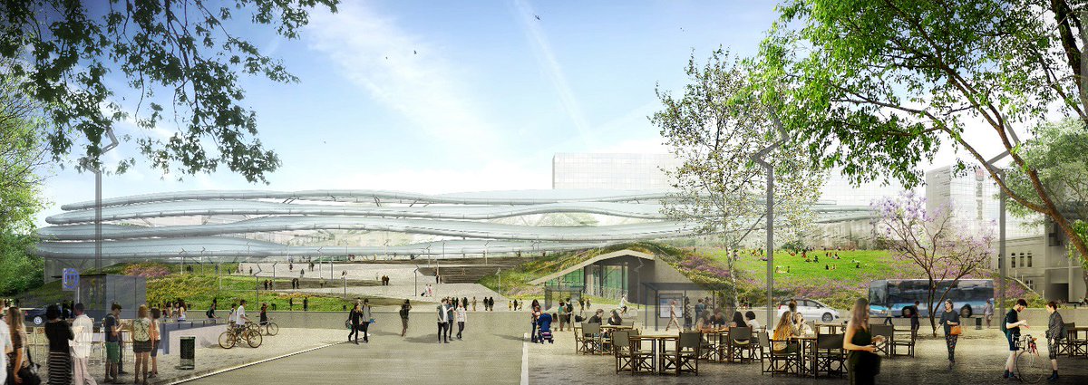 LaurentRiera's tweet photo. La future gare de #Rennes, parmi les 9 projets urbains les plus spectaculaires en France, selon le @MagazineCapital > https://t.co/CwQKY2spTR #teamarchi #Rennes2030 https://t.co/oyHdG8klef
