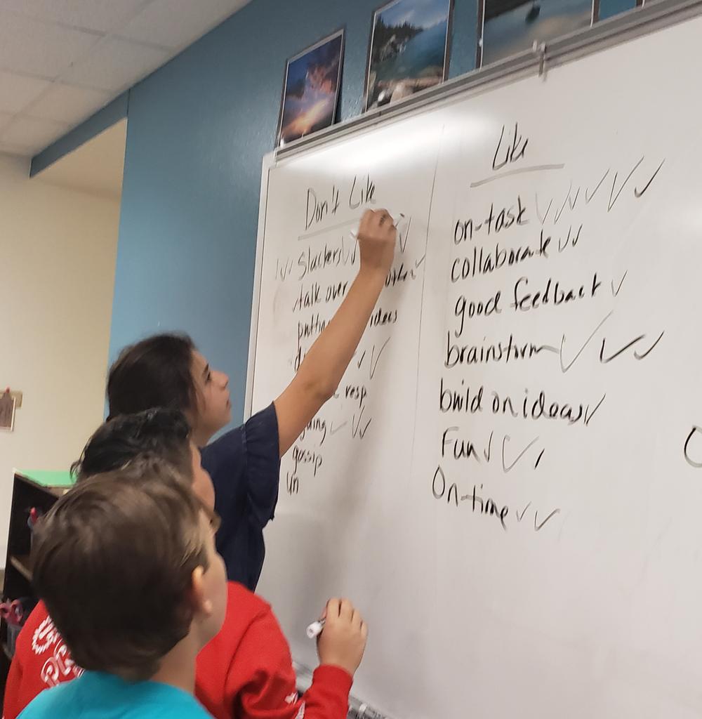 Students are establishing their own class norms today. <a href="/CTMSWolfWay/">CTMS Wolves</a> <a href="/GCISD/">Grapevine-Colleyville ISD</a>