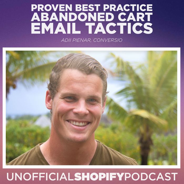 shopifypodcast's tweet photo. [NEW EPISODE UP] Proven Abandoned Cart Email Tactics

Founder of Conversio, Adii Pienaar, teaches us the best practice four email sequence guaranteed to help you re-engage customers and recover revenue

Listen now: https://t.co/u0Z9MI40ki https://t.co/RECVQKVp2g
