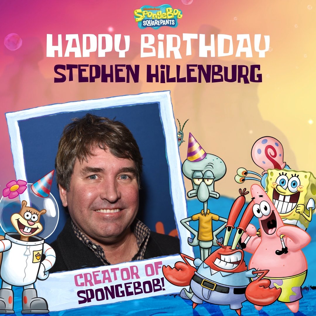 Happy Birthday to creator, Stephen Hillenburg!  