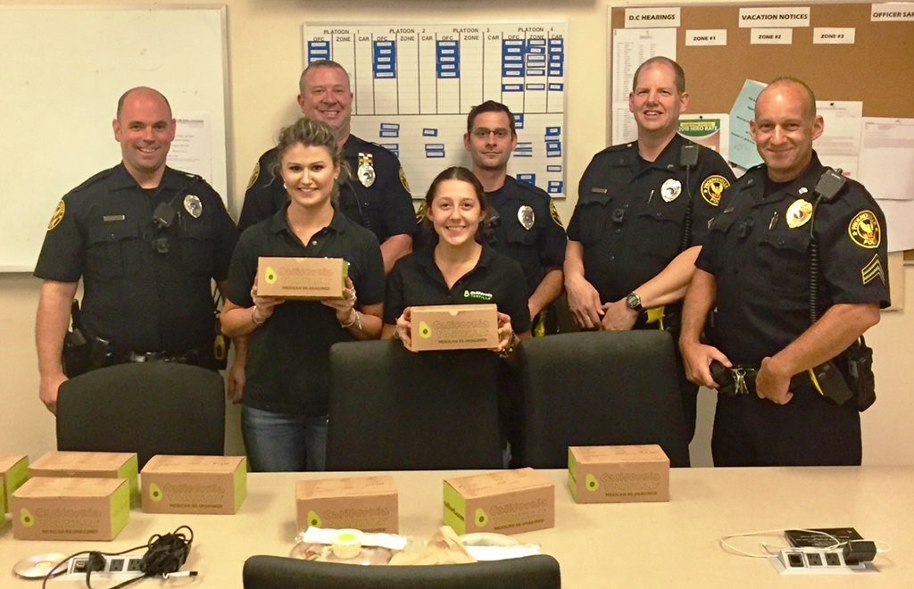 California Tortilla Treats Officers to Dinner!
Many thanks to the staff at the new <a href="/caltort/">California Tortilla</a> California Tortilla located at 420 Schuylkill Road for providing our officers with a burrito feast on Monday night!  The new Phoenixville location Grand Opening is this Wednesday the 22nd.