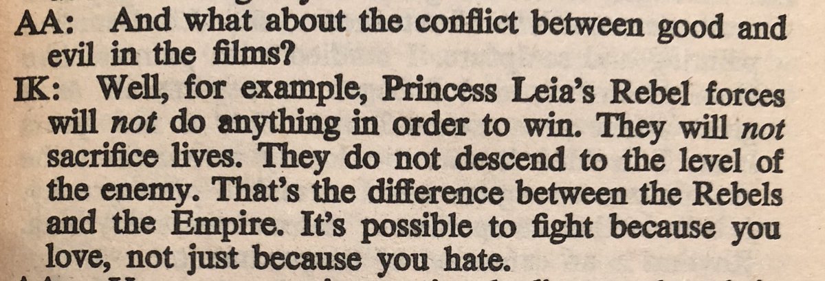 Posting this again because people keep bringing it up: “that line” is older than Empire.