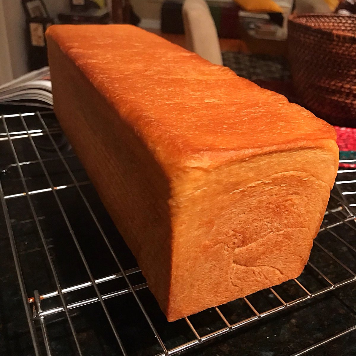 Bread #14: Pain de Mie. This bread makes me giggle because it’s a rectangular prism. That’s because it’s made with a Pullman pan—which Pullman porters would use to make loaves that stack neatly on the train! HOW COOL IS THAT.