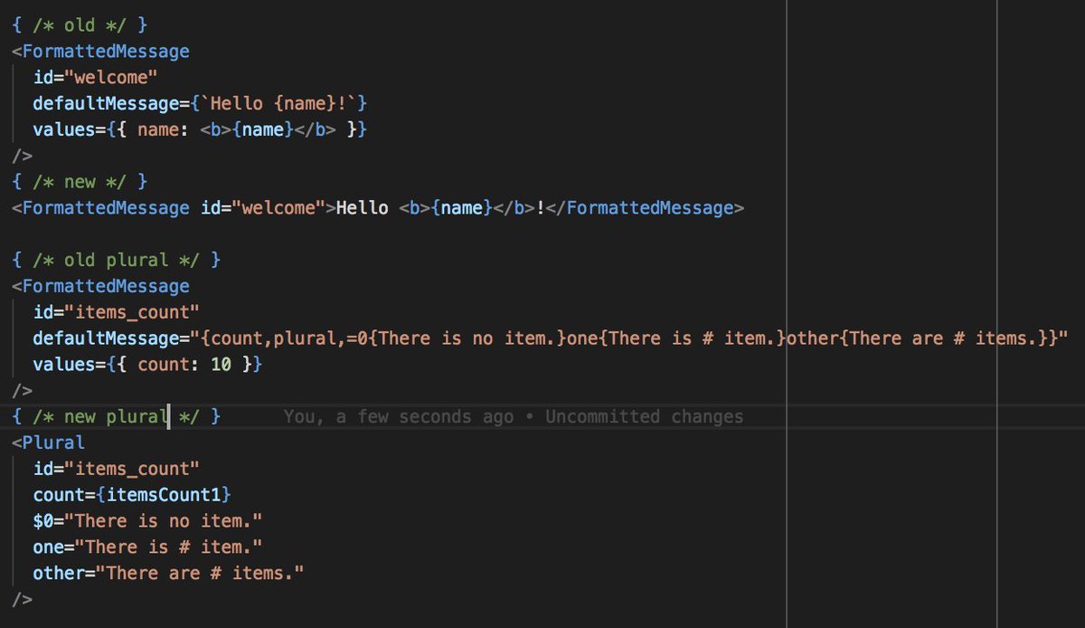 jamuhl's tweet photo. Unleash the hidden superpowers of #reactintl for your #reactjs project

Read part 1: beautify the #reactjs markup for your #translations using @kentcdodds  babel macros

🔥 https://t.co/9YlE2of5eo

#react #reactnative #js #i18n @elibelly @dan_abramov @reactjs https://t.co/TdPetgFbLR