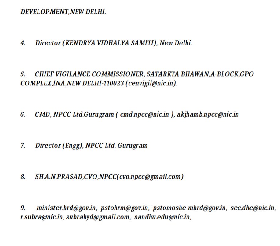 PRADEEP45048131's tweet photo. In continuation of the above,  please look into the matter and investigate @narendramodi , @PrakashJavdekar , @HRDMinistry , @arunjaitley , @NPCCLimited , @akjhamb ,@akjhamb1 https://t.co/iXhsJBdB0Z