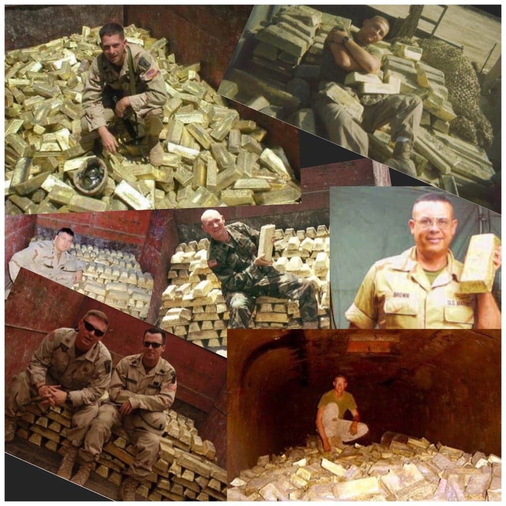 SP1OOKS på Twitter: "Spot the Pastor Andrew Brunson posing with stolen  Iraqi gold bars WOW.....in Iraq...... https://t.co/uZcLGSfjBj" / Twitter