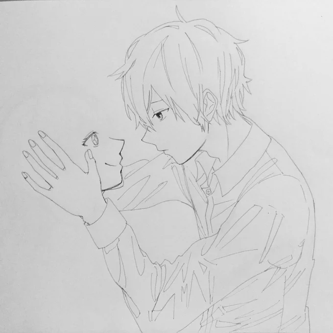 横顔事故りました。
まだ下書きだけど
#ホリミヤ 