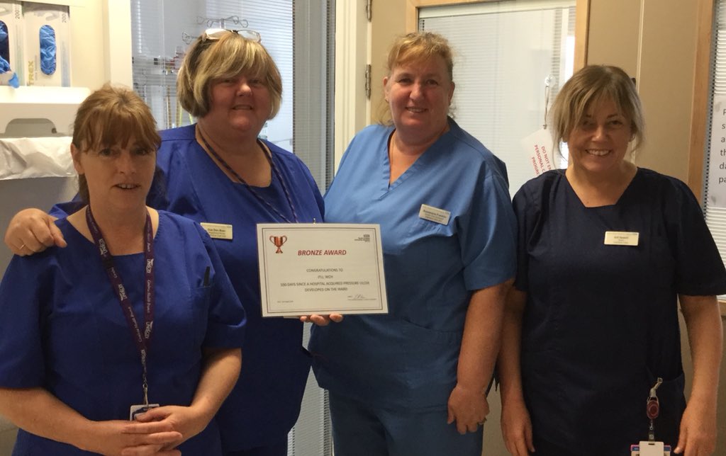 Congratulations to ITU, WCH for achieving 100 pressure ulcer free days! So proud of you all. Fantastic care for our patients. #stopthepressure #harmfreecare @NorthCumbriaNHS @janelouiseleech @NHSImprovement