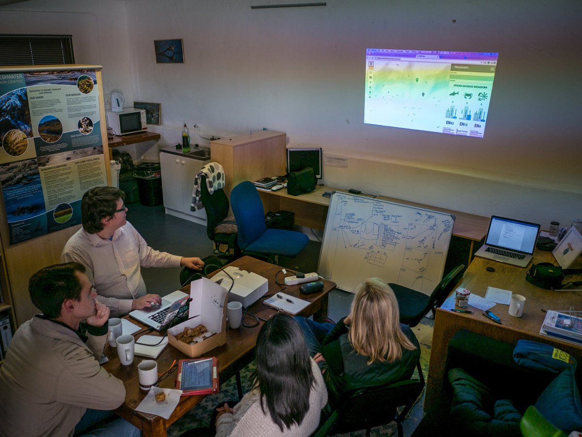 freshwatersa's tweet image. Behind the scenes grappling with the challenges of developing an information system for tracking change in freshwater biodiversity! More on this later this week...watch this space! @KartozaGeo 
#freshwaterscience #aquaticconservation