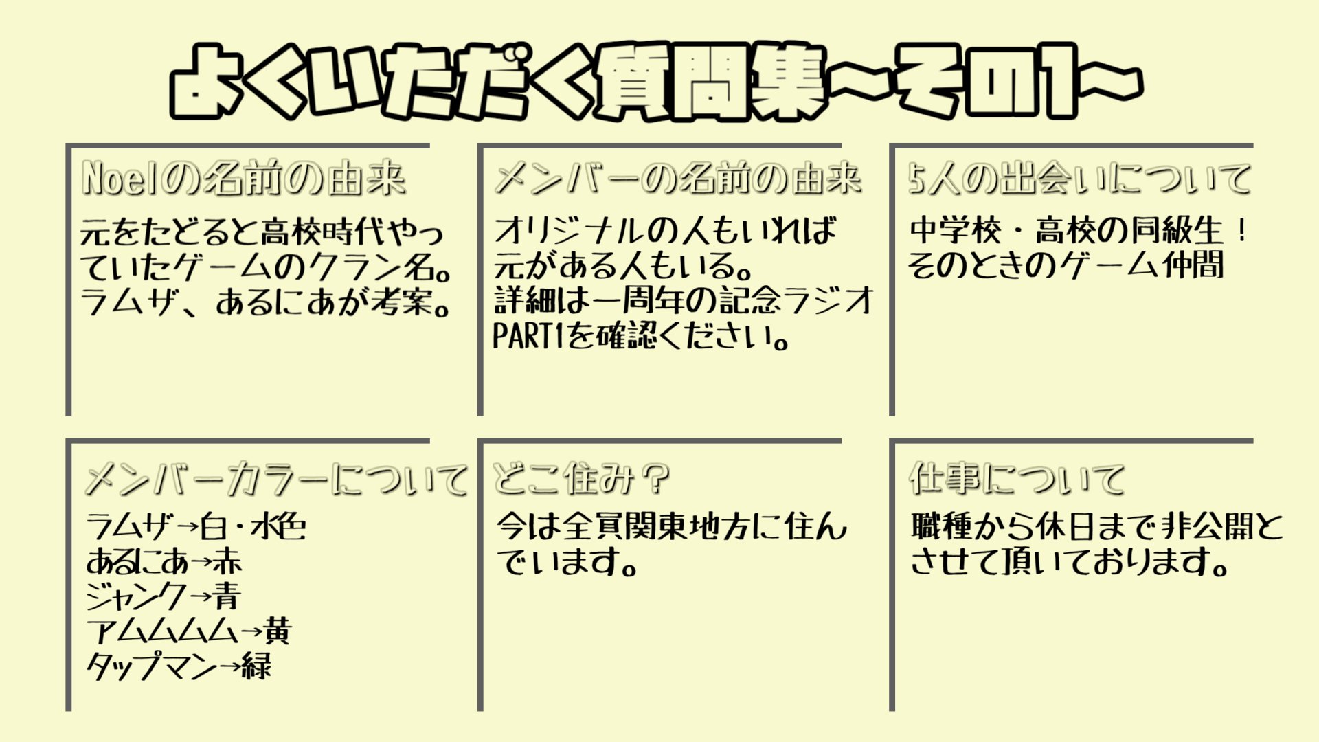 Noel Channel 頻繁にいただく質問と回答をこちらでまとめさせていただきました こちらにある質問は ここで回答した ということで ライブ配信などではあえてお答えしないと思うので 1度目を通してもらえるとありがたいです Noel Channel 頻繁にいただく質問と回答をこちらでまとめさせていただきました こちらにある質問は ここで回答した ということで ライブ配信などではあえてお答えしないと思うので 1度目を通してもらえるとありがたいです