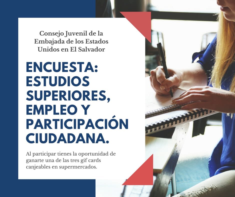 YC_ESA's tweet photo. ¡Participa en nuestra encuesta sobre educación superior! 

Queremos conocer la situación actual de los estudiantes universitarios desde tres ejes fundamentales: financiamiento, empleo y participación ciudadana
💡🙋‍♂️🙋‍♀️

Participa aquí: https://t.co/bgZq4Bhq0i https://t.co/PrMZVWNrL3