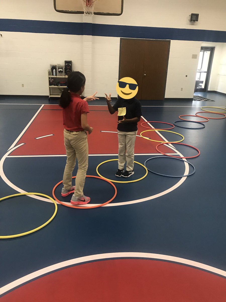 Hoop Wars with my 4th graders..