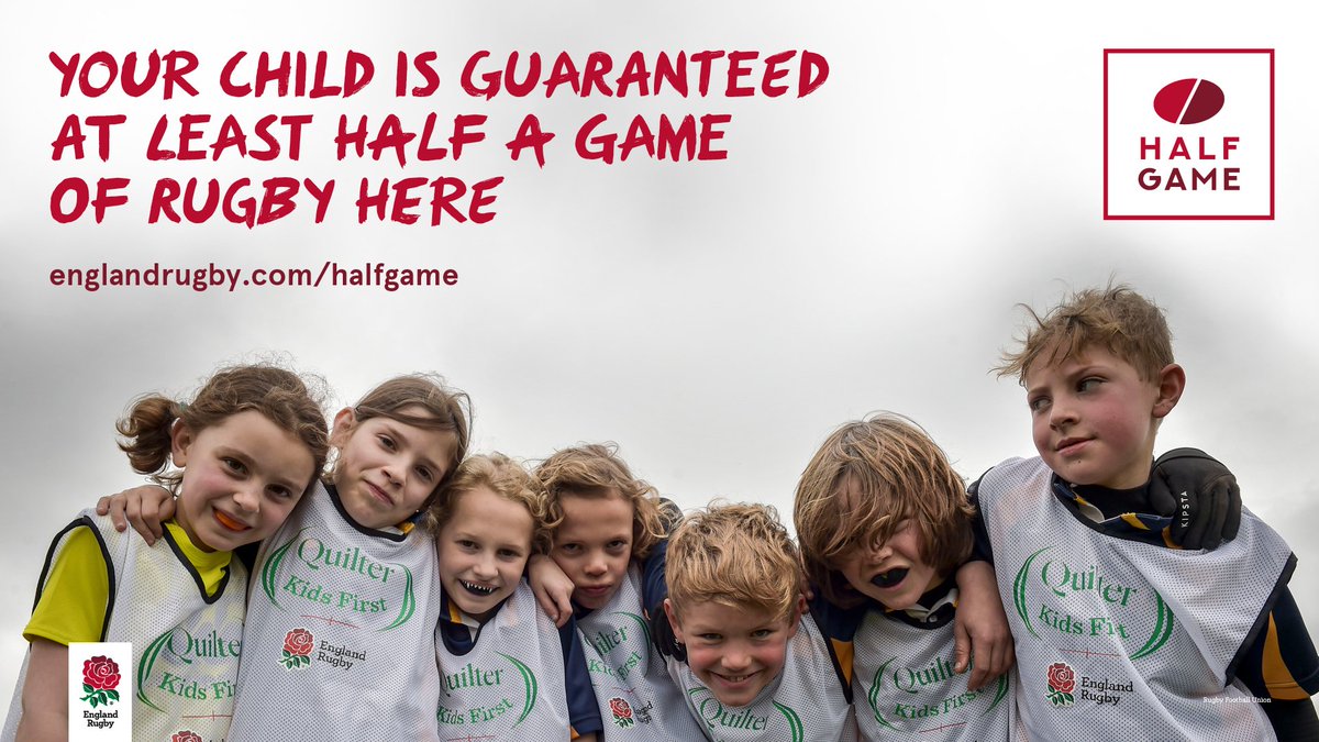 Will you commit to giving every #AgeGradeRugby player at least half a game this season?

🔁 RT for Yes
❤️ Like for No

For more info visit englandrugby.com/halfgame