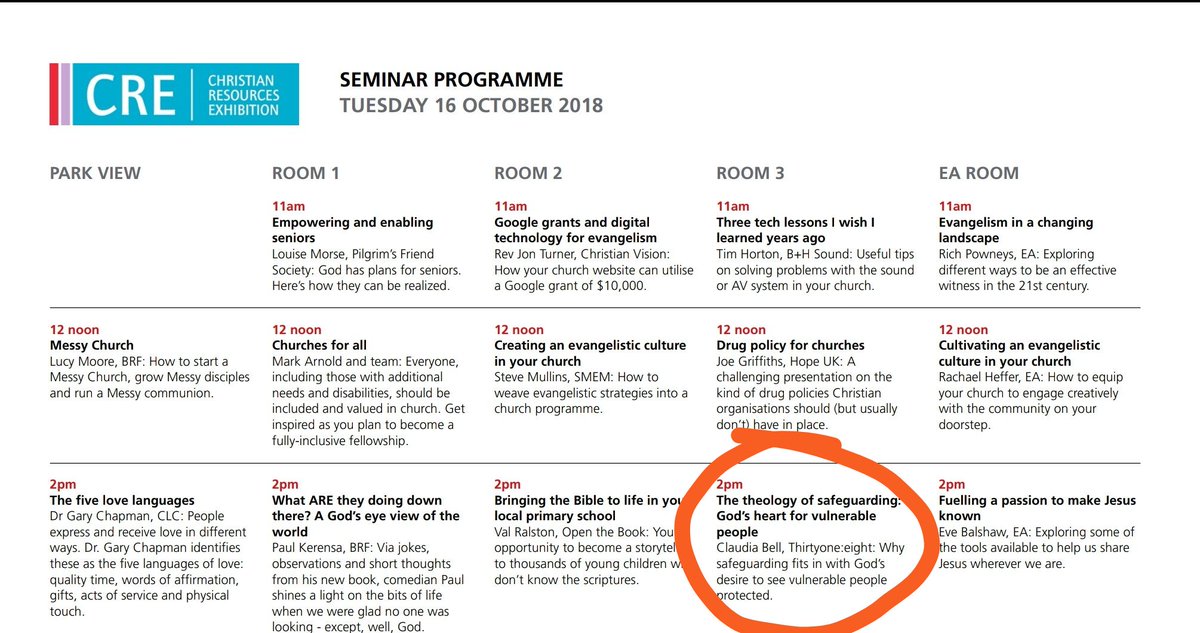 thirtyoneeight's tweet photo. We are really pleased to be leading two seminars at @CRE_churchshow #CRE18 - come and see us and our guests on the stand and come along to hear about the #theology of #safeguarding on Tuesday 16th October... https://t.co/rRc7Ub3105