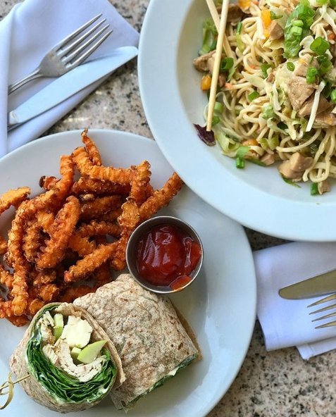 HenrysDelray's tweet photo. Our $11 #lunch begins at 11:30am! Lunches are served with soda, iced tea or coffee. Sandwiches and wraps come with choices of fries, sweet potato fries, slaw or fresh greens! https://t.co/jvXhLVm6vw