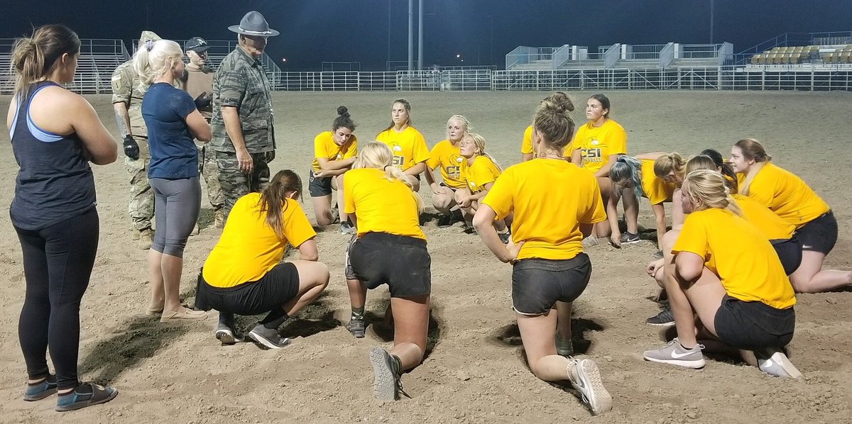 Boot camp Shock and Awe complete!!  These girls are off and running!!! The making of champions!
 #WeAreGold #CSIGoldRush  #chasingexcellence #pursueperfection #bestisalwaysbetter #1percentbetter