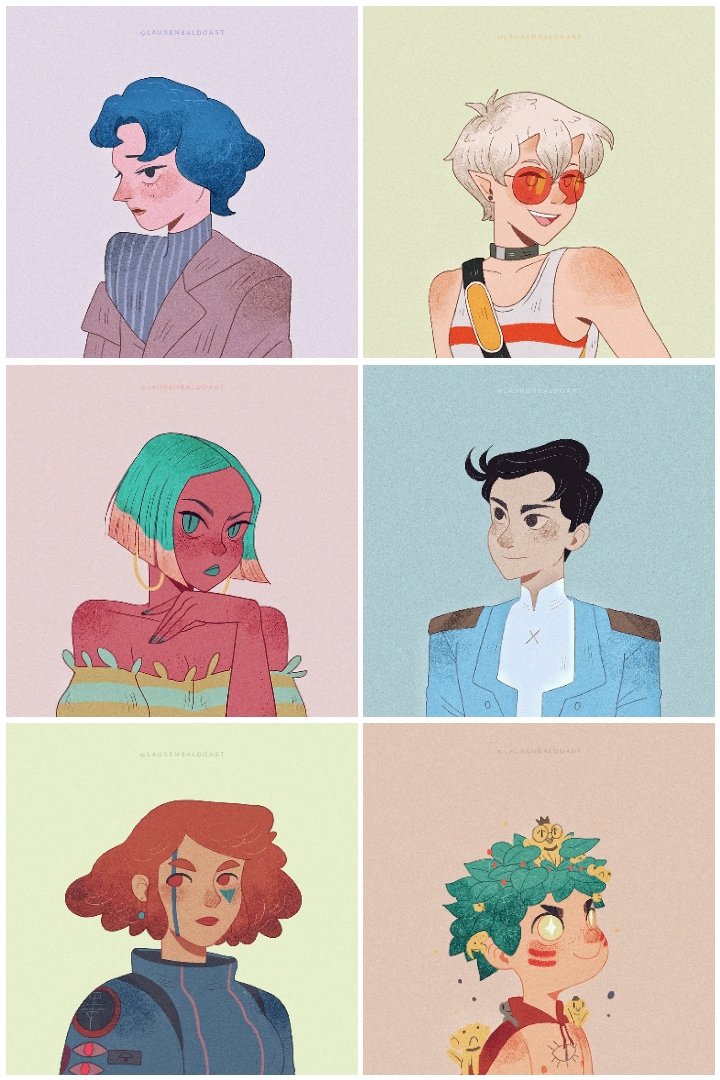 Compiled all my #drawthisinyourstyle and I guess these count toward the OC meme as well? ?