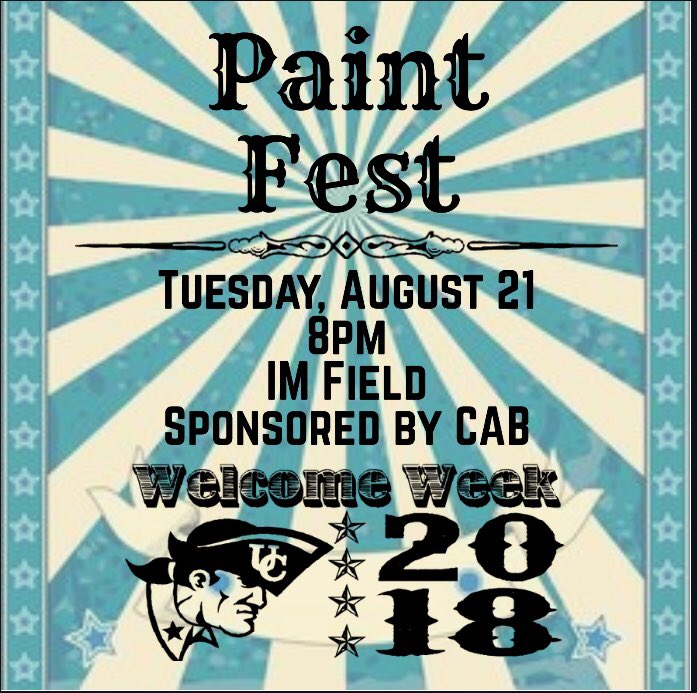 UC_CAB's tweet image. It’s finally here! PAINT FEST!!! #prayfornorain