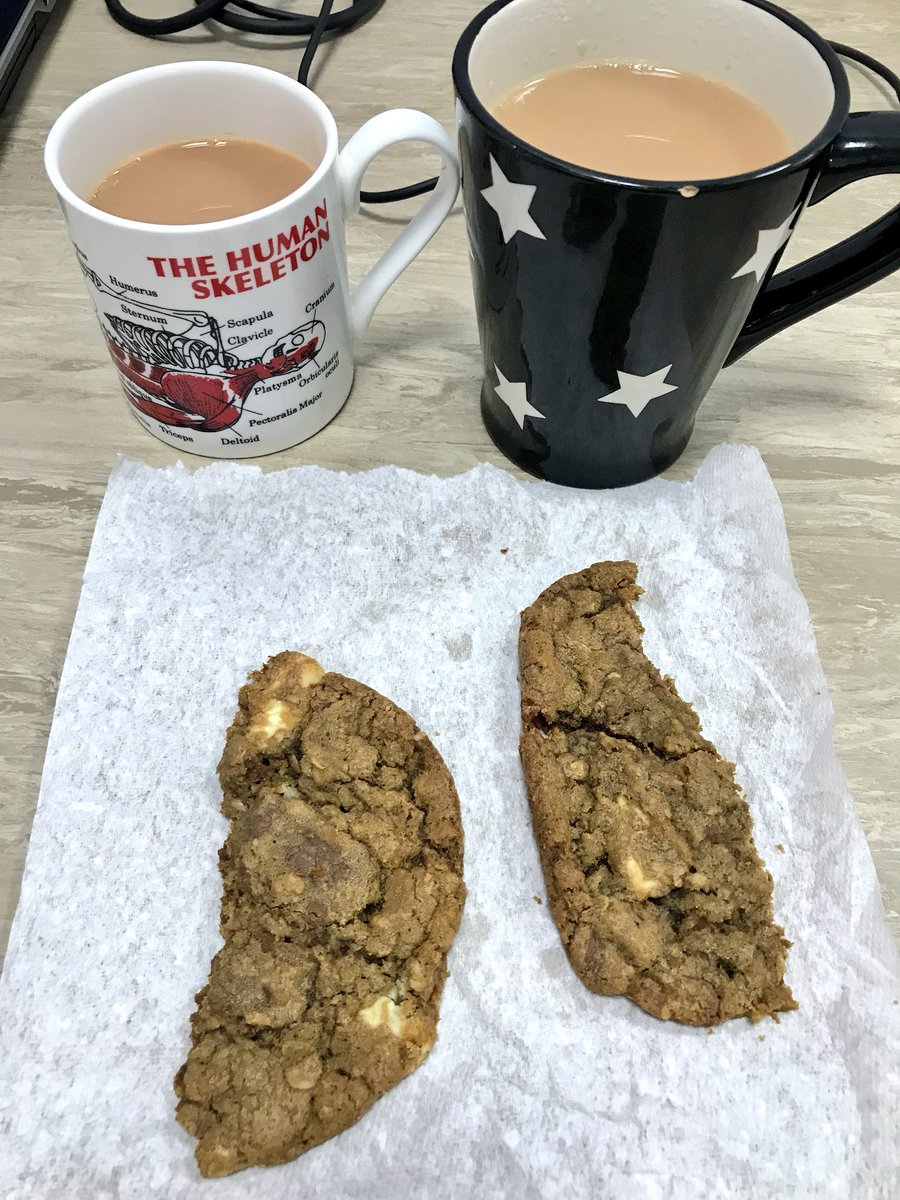Trigracie17's tweet photo. Refuelling this morning after a #cycletowork for me and HITT for @Kate_SPhysio. At least we shared the cookie! #AHPsActive #WeActiveChallenge #giantmug #tea #physio #active 💪☕️🍪 https://t.co/83qIT8ZXKz