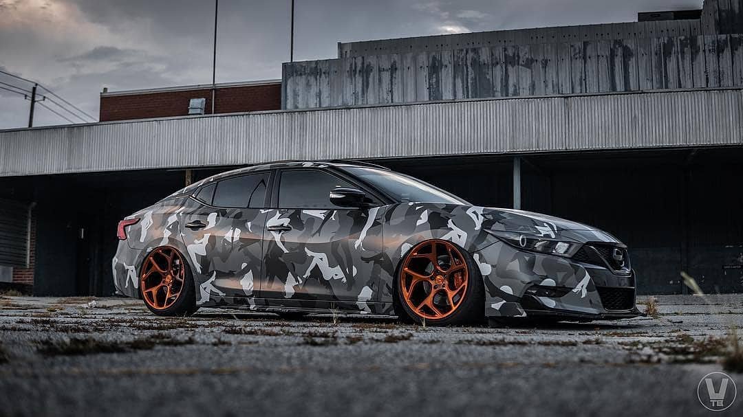 WrapLocal's tweet image. Sickest #Maxima in the game right now🔥

@MetroRestyling Seductive Urban Camo #wrapped by @ProStarVinyl

#nissan #metrorestyling #elitewrappers #kingsofvinyl #wraplocal #paintisdead #wrapchannel #vinylwrap #carwrap #eatsleepwrap #colorchange #carwrapping #vinylwrapping #carporn