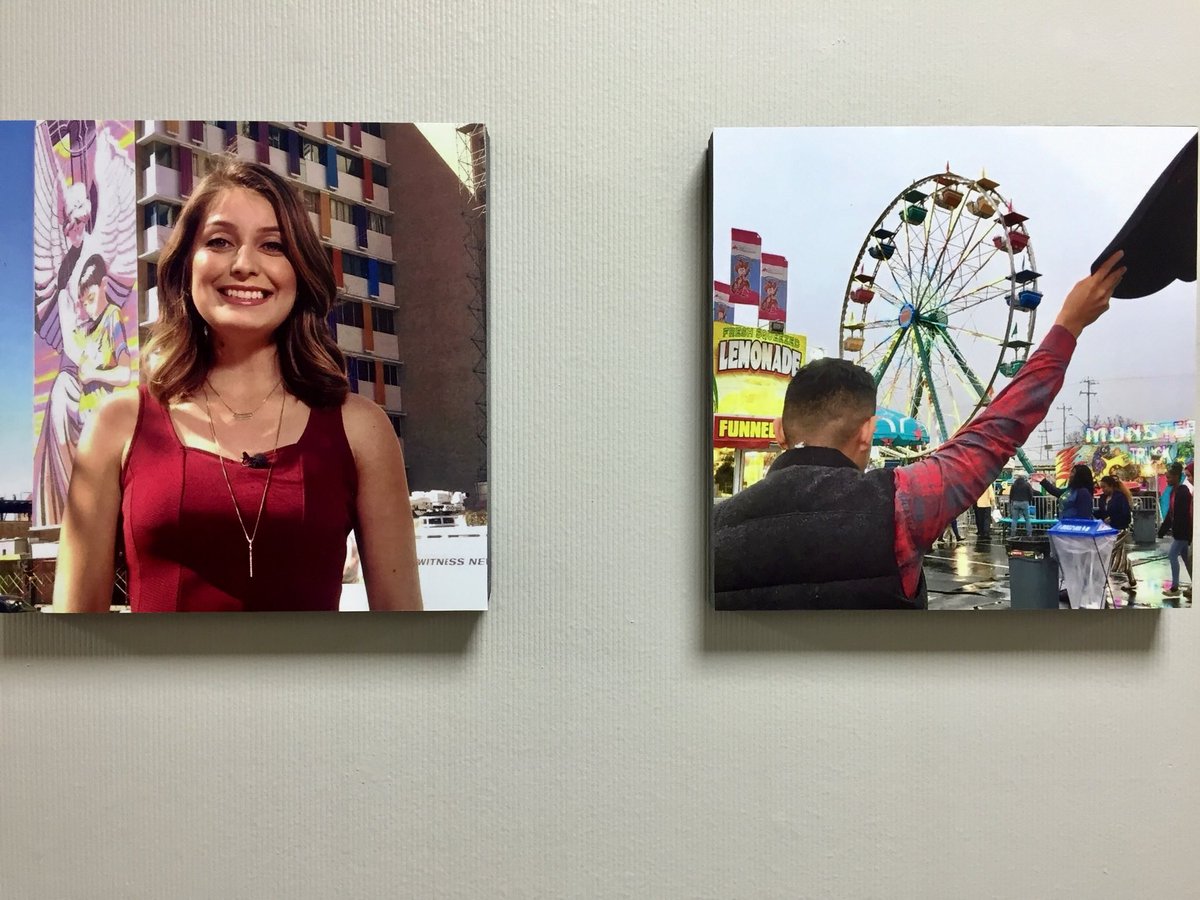 jeffjohnsey's tweet image. #kens5eyewitness Jack Acosta uses that personal touch to choose just the right picture to showcase on his Art Wall. Tom Cury and Greg Matthews watch as Barry Davis photobombs the moment.