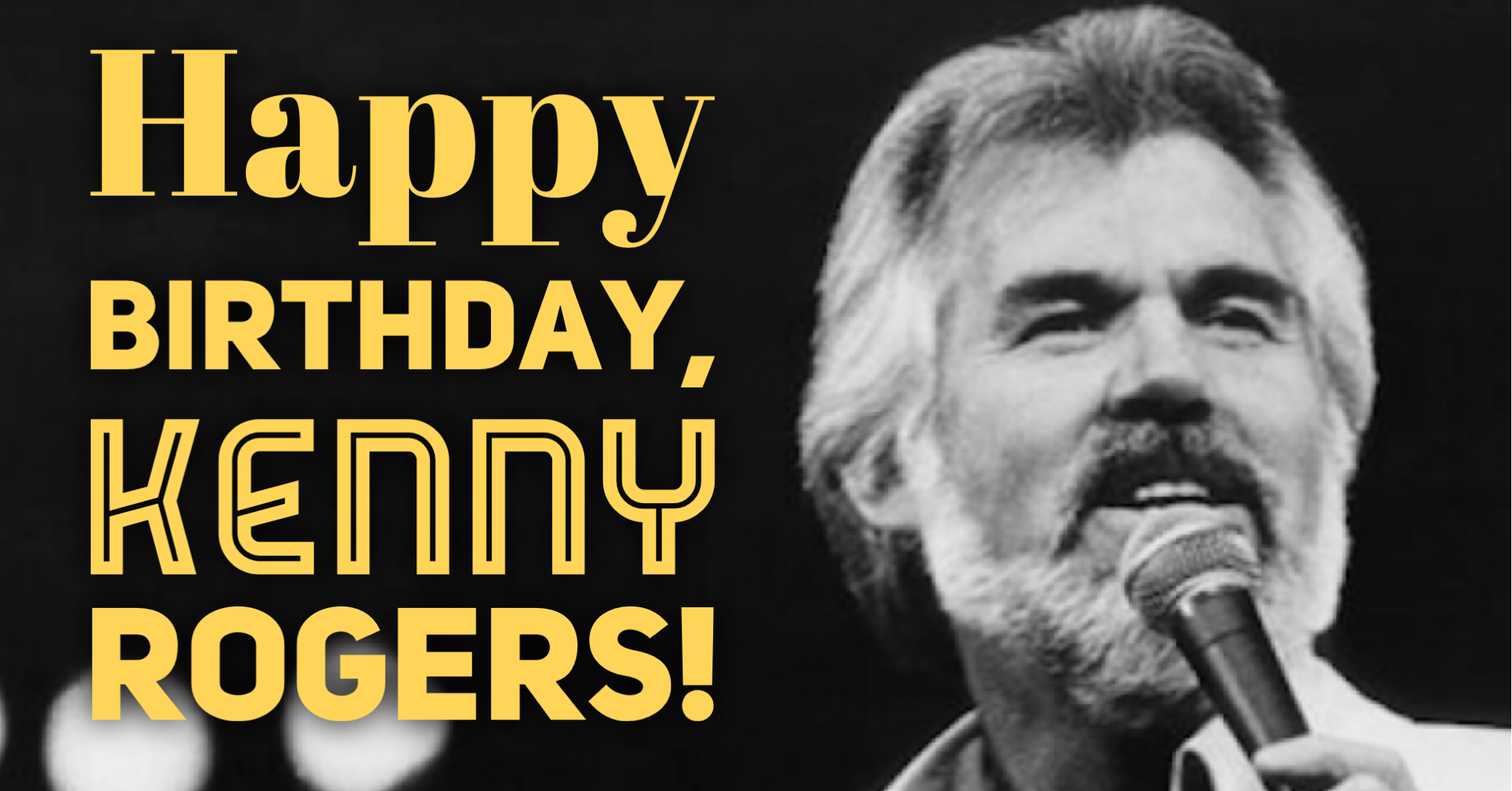 Happy 80th Birthday to Kenny Rogers! What s your favorite of his many country hits?  