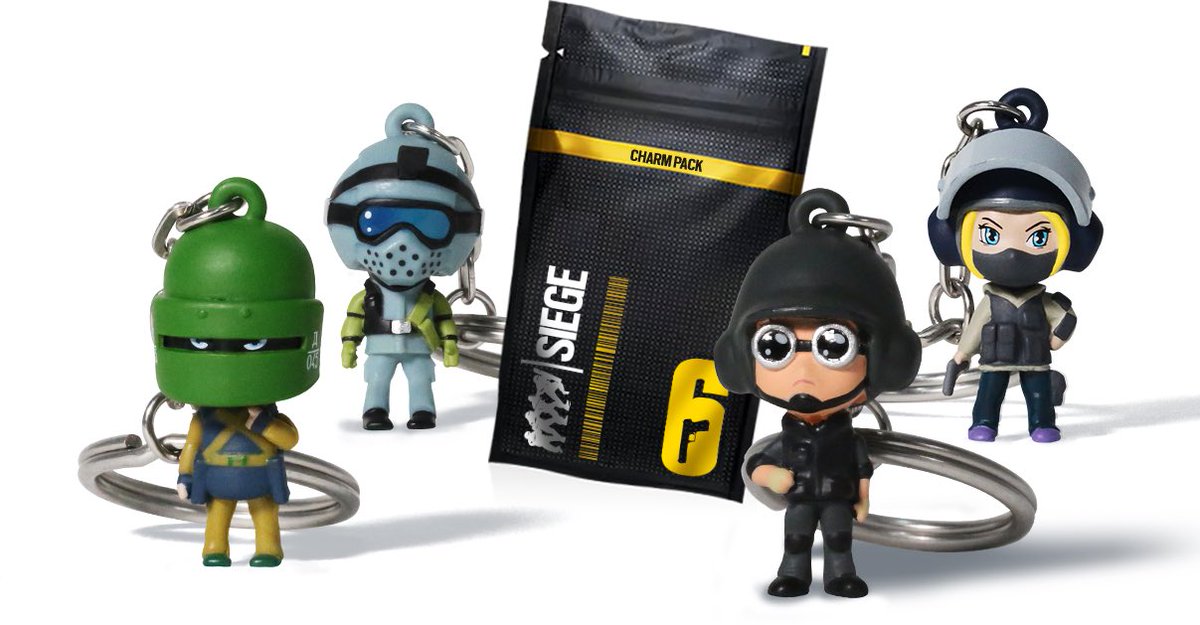 Rainbow Siege Keychain 2025