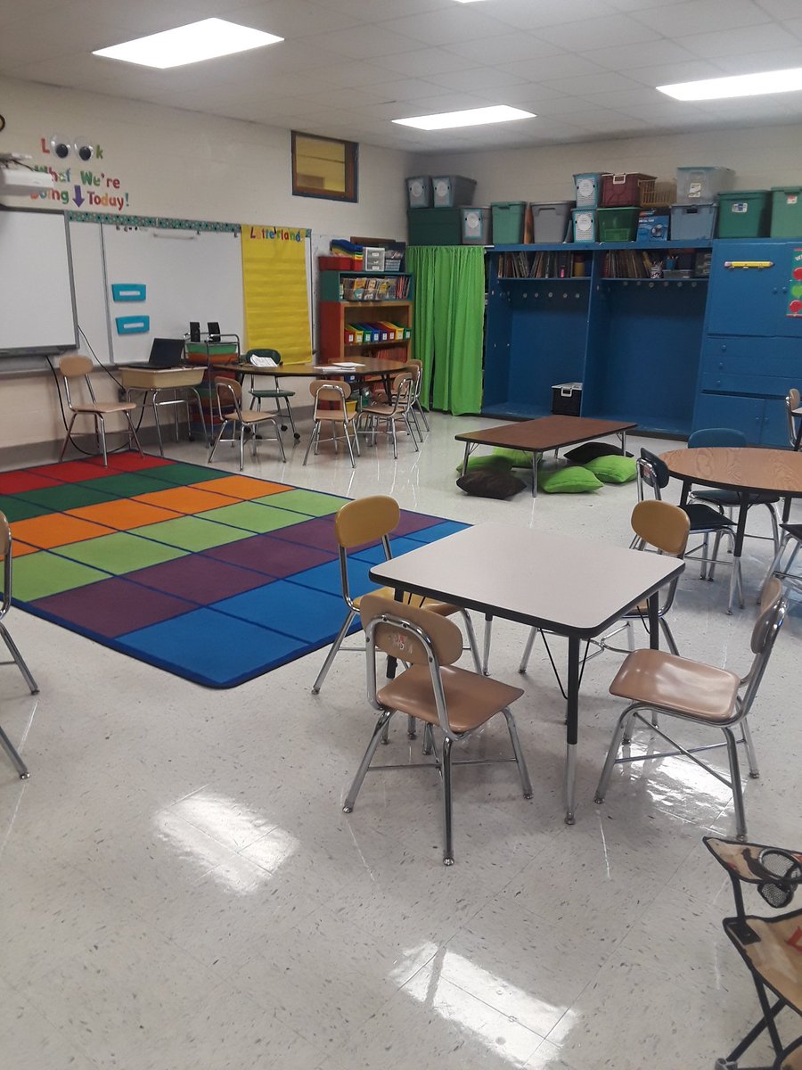 Room 520 is almost ready. I can't wait to meet my students on Friday!