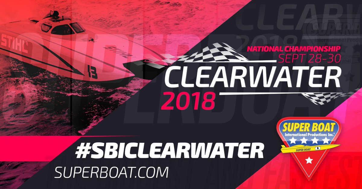 37 Days until our next race! Check out our schedule on superboat.com! #SBIClearwater