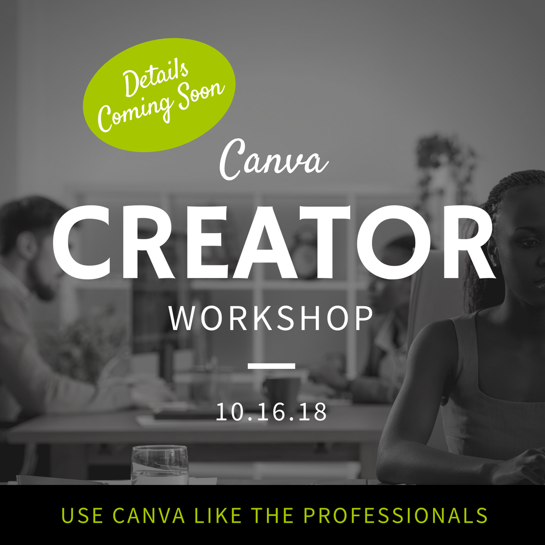 OfficialTDJax's tweet photo. If you use Canva or you want to learn how, then you should definitely be interested in this workshop!
#canva #businessprofessionals #business #startups #smallbusiness #workshop #graphicdesigner #entrepreneurs  #womenbusinessowner #womeninbusiness #translucentdesignjax https://t.co/RvhMeVrXTa
