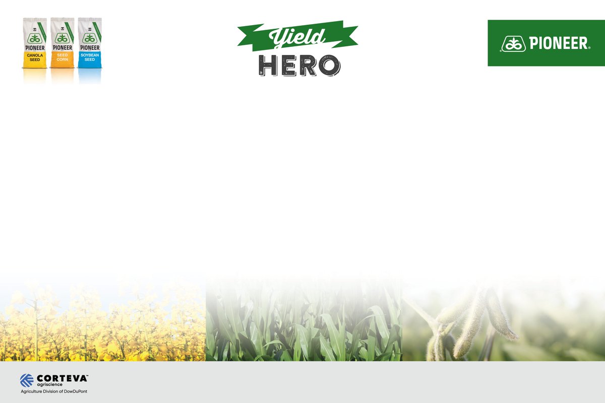 This is our official #YieldHero18 results board. It's blank because we want you to visualize your own name and record-breaking yields. Talk to your Pioneer Hi-Bred sales rep and etch your name in Yield Hero history! #WestCdnAg #YHContest