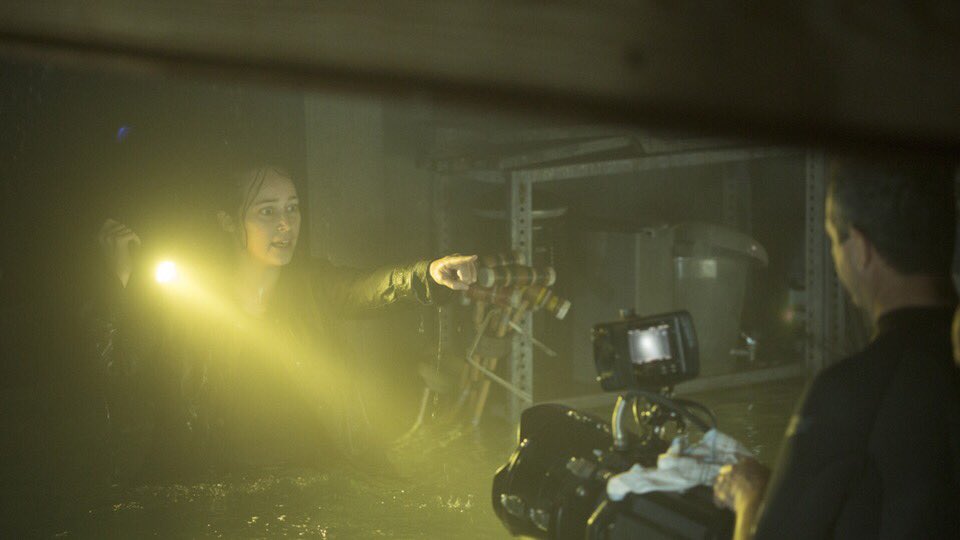 ArgentinaDead's tweet image. 📷💀 #BTS from #FearTWD Episode 04x10 “Close Your Eyes” #AlyciaDebnamCarey