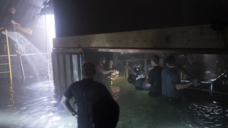 ArgentinaDead's tweet image. 📷💀 #BTS from #FearTWD Episode 04x10 “Close Your Eyes” #AlyciaDebnamCarey