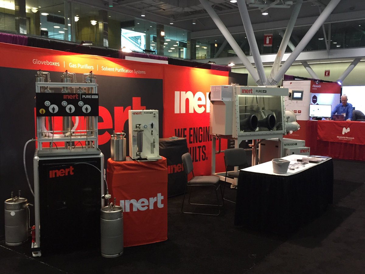 InertCorp's tweet photo. Stop by booth 621 at @AmerChemSociety #ACSBoston expo this week!
We've got glovebox and solvent systems on display - ask about our 30% off sale on solvent purification systems through the end of August!
#Inert #glovebox #solvent #lab #chemistry #PureLab #PureSolv https://t.co/BSGcFs2cEv