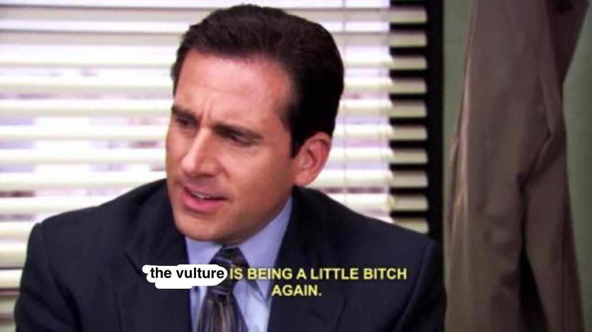 whenever the vulture shows up during an episode