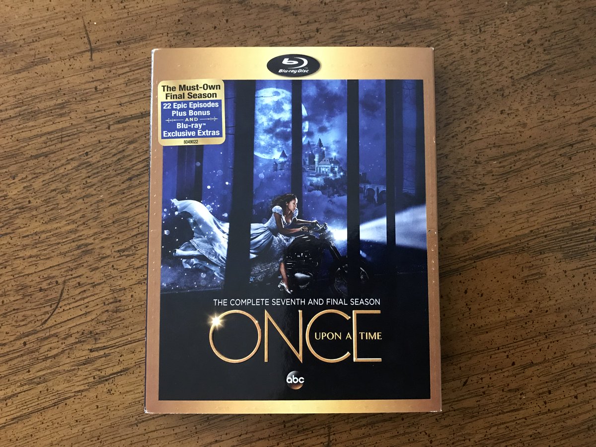 ONCEpodcast's tweet photo. We just received our review copy of the #OnceUponaTime complete seventh season Blu-Ray set!

Should we do another unboxing video? https://t.co/qdFZtQ1GJs
