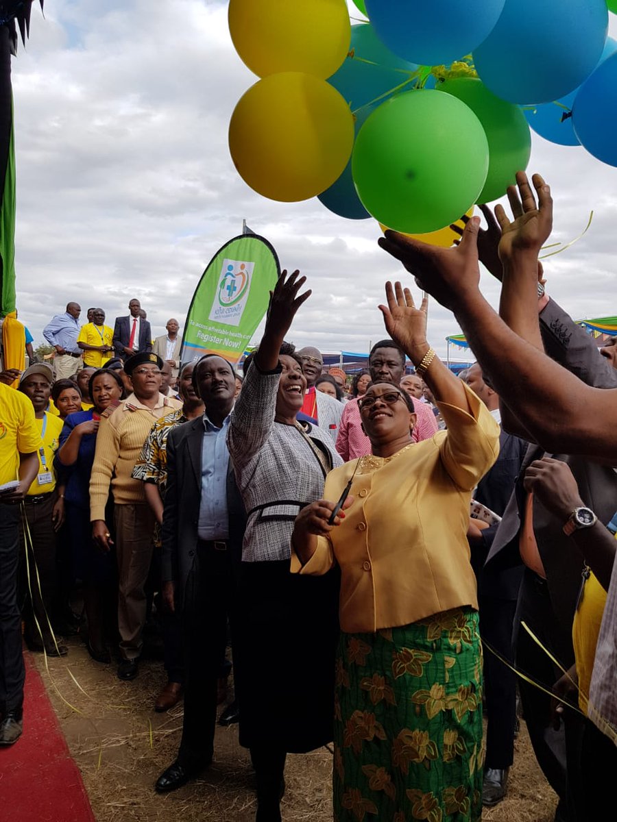 mamangilu's tweet photo. I had the honor of presiding over the launch of Kitiu county's Universal Healthcare plan.
The Kitui County Healthcare Insurance Cover #KCHIC which seeks to provide health care coverage to over 270,000 households.
President @UKenyatta was represented by CS Cecily Kariuki. https://t.co/Q5znZTjiW3