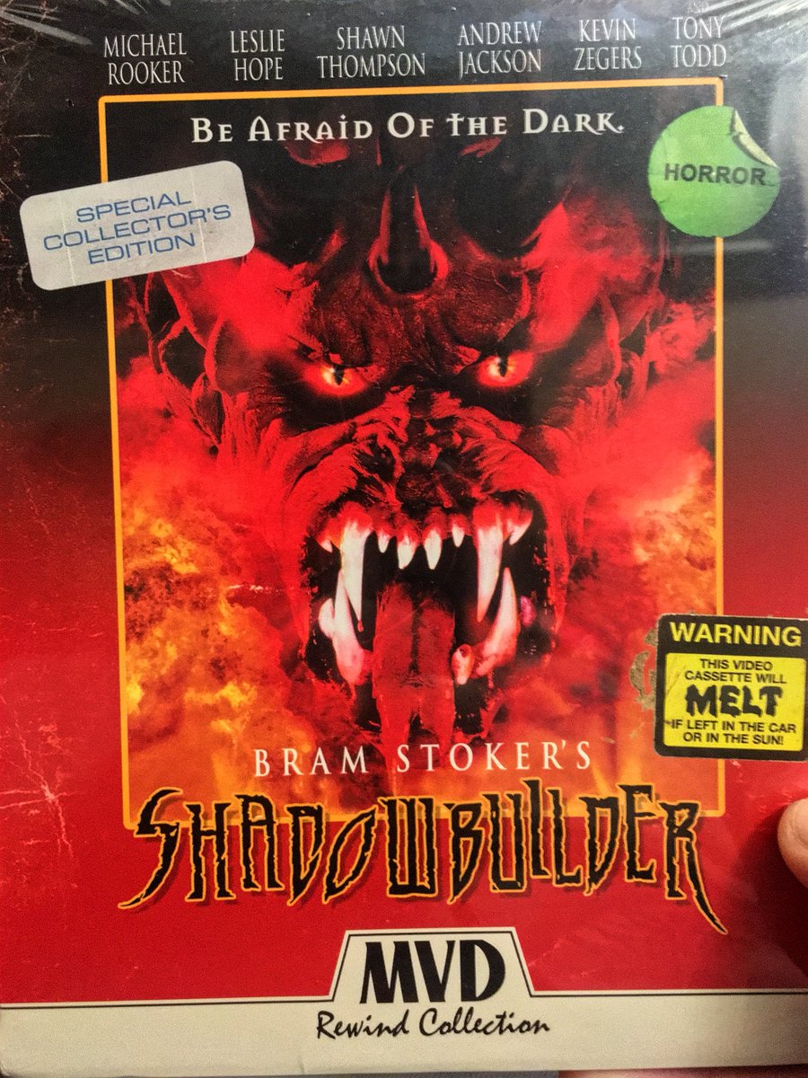 DeThPhaseTWIG's tweet image. New #Review movie came in from #MVDvisual #MVDRewindCollection #ShadowBuilder coming soon on @thisweekingeek