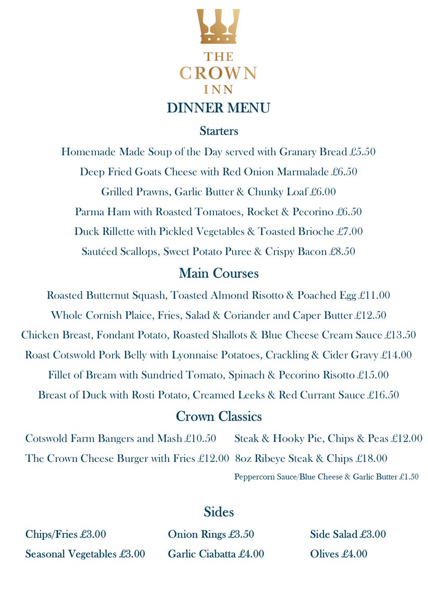 EnstoneInn's tweet photo. Served from 7pm-9pm Tuesday to Saturday evenings... https://t.co/5hROEy8JMQ