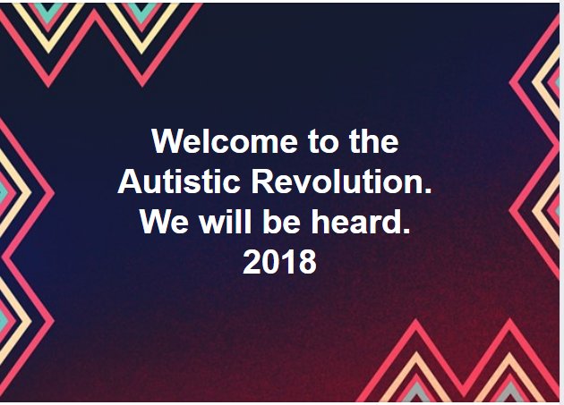 BadassActivist's tweet photo. #MyAutism welcomes you to the #AutisticRevolution. How you liking the #actuallyautistic voice for civil rights and humanity -- eh? We're getting heard. https://t.co/Mqb9g0aaGs