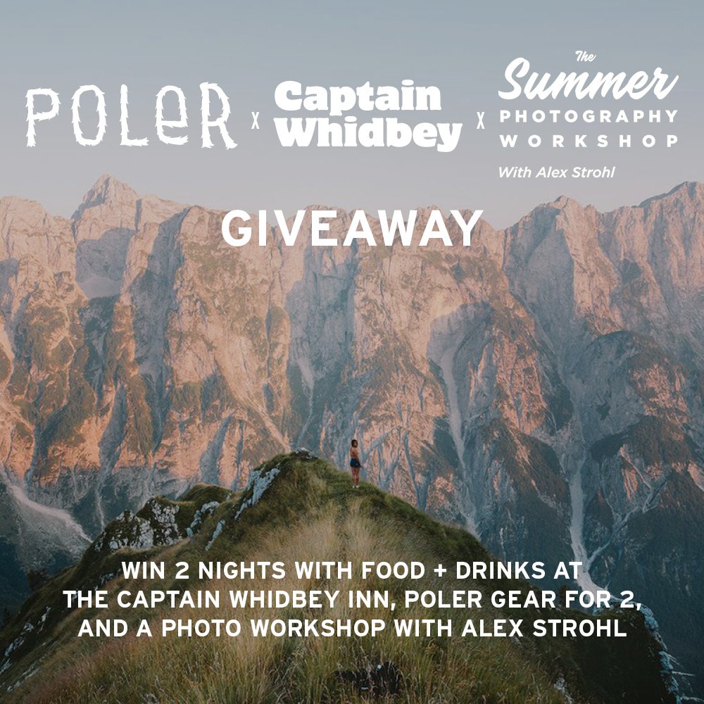 Poler Stuff (@polerstuff) on Twitter photo Super giveaway alert! Head here to enter to win two nights at The Captain Whidbey Inn on #whidbeyisland, Poler gear for two, and a free photo workshop with the amazing <a href="/alexstrohl/">Alex Strohl</a>: app.viralsweep.com/sweeps/full/43⦠Super giveaway alert! Head here to enter to win two nights at The Captain Whidbey Inn on #whidbeyisland, Poler gear for two, and a free photo workshop with the amazing <a href="/alexstrohl/">Alex Strohl</a>: app.viralsweep.com/sweeps/full/43ā¦