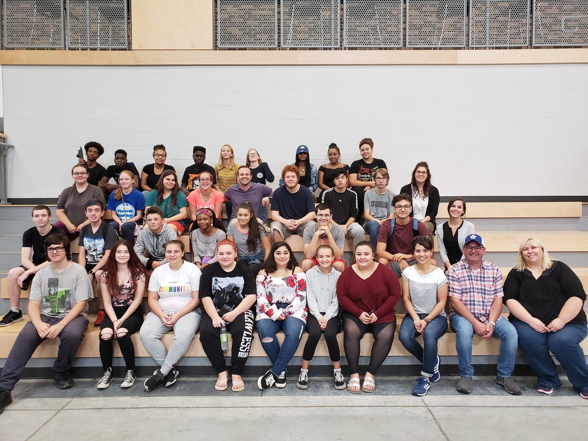 Thank you to @UnitedWayWE for visiting us today, we loved showing these high school students our South Campus! #startheregoanywhere