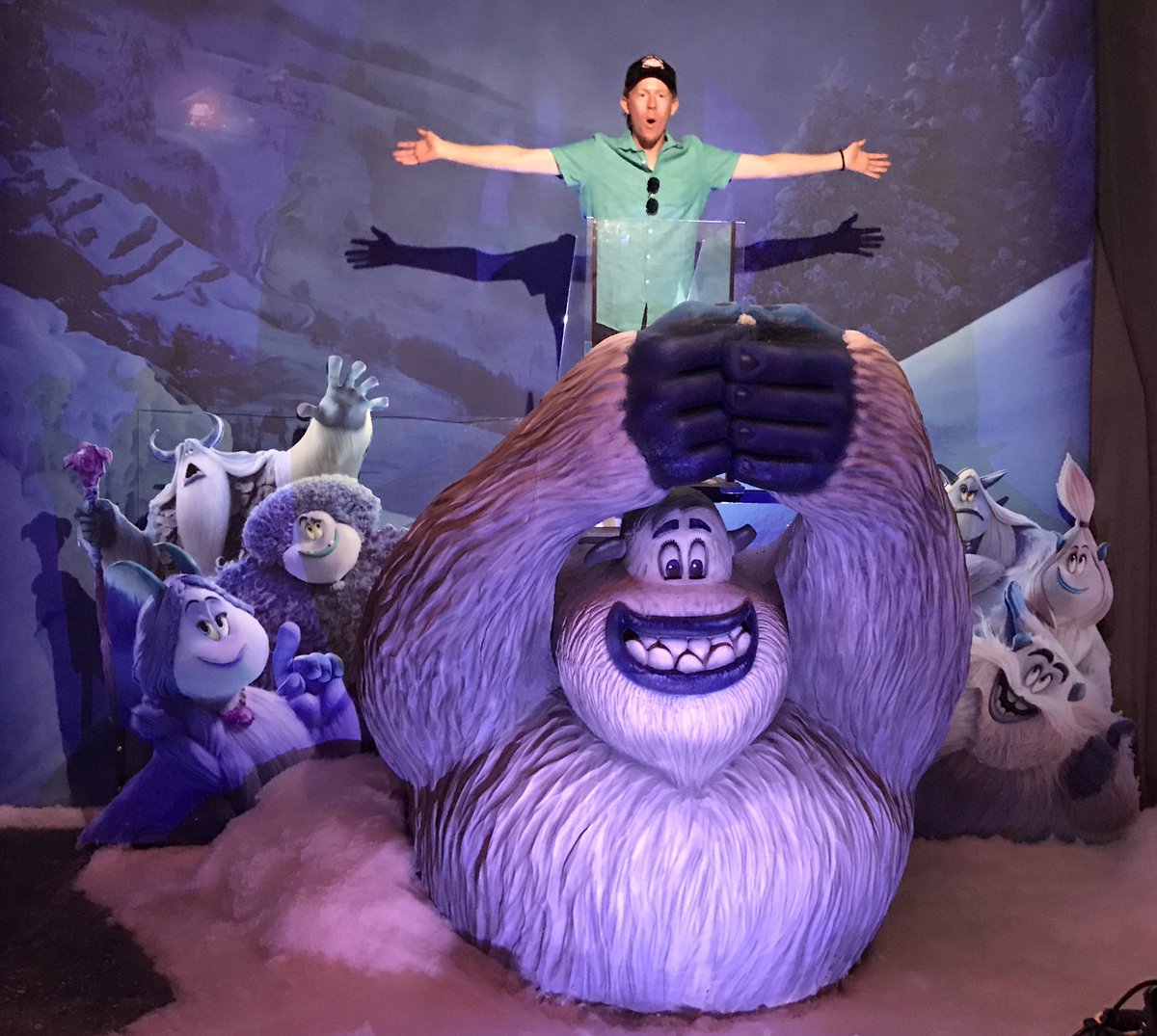 Digital LA - Smallfoot Yeti Village popup in Hollywood Digital LA - Smallfoot Yeti Village popup in Hollywood