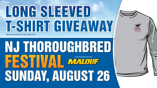 LocalsInMotion's tweet image. This Week at Monmouth Park: The New Jersey Thoroughbred Festival! FREE long-sleeved t-shirt with paid admission while supplies last! blog.jerseyshoreinmotion.com/2018/08/this-w…