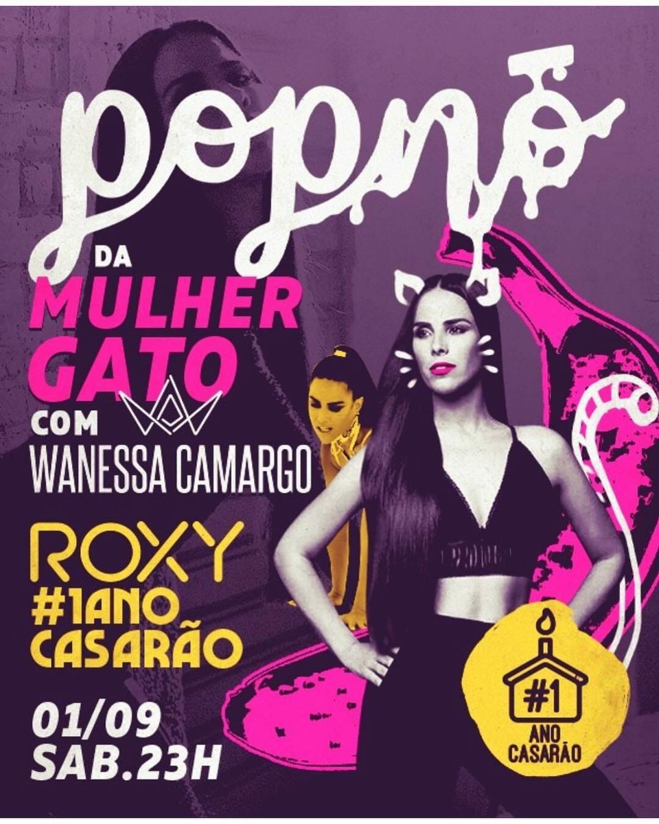 faclubewnews's tweet photo. Alô Goiânia, dia 1° de Setembro tem Wanessa na Roxy, comemorando 1 ano do casarão, com um super show para vocês. Os ingressos já estão no segundo lote (R$ 40,00), e você já pode garantir o seu.
#WanessaCamargoTour #Roxy #MulherGato #Goiânia #ShowTop https://t.co/BzbbOIDF4K