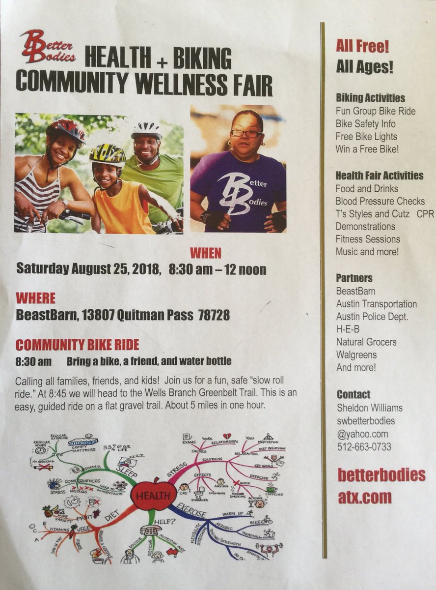 beast_barn's tweet photo. Better Bodies community wellness fair.  Saturday August 25th 8:30 to 12:00 @ #beastbarn 13807 Quitman Pass. 78728 https://t.co/diMg8DrVAs