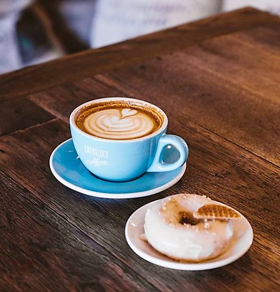 DaelmansUS's tweet photo. Whatβs your #TuesdayMotivation? Our mini #stroopwafels are the perfect touch to any #donut and #coffee. #MapleWaffle (credit: @underwestdonuts @FluxCoffee Insta πΈ) #coffeesbestfriend https://t.co/AQgqF5RiZL