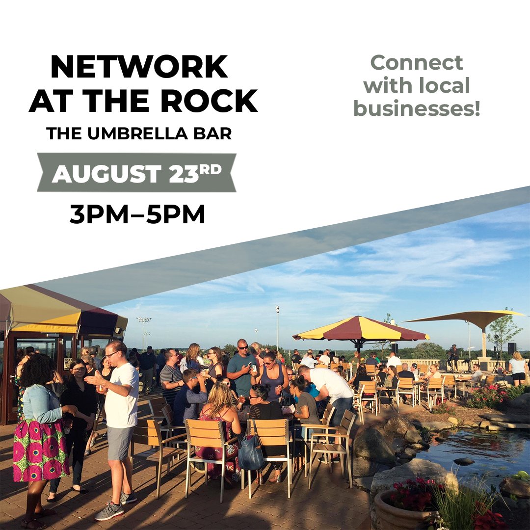 The views are just the start! Kick back with a cold one while you connect with the local business community. Join us at the Umbrella Bar for Network at the Rock, hosted by ROC Ventures. rocventures.org