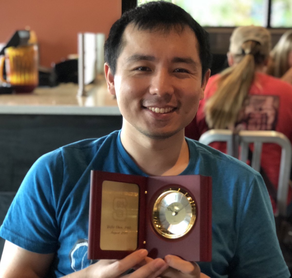 nrvinueza's tweet photo. Congratulations to Dr. Chen! Second “ion ejected from @VinuezaLabs” Graduation time @NCStateTextiles @NCState https://t.co/kg6JvkQcqq